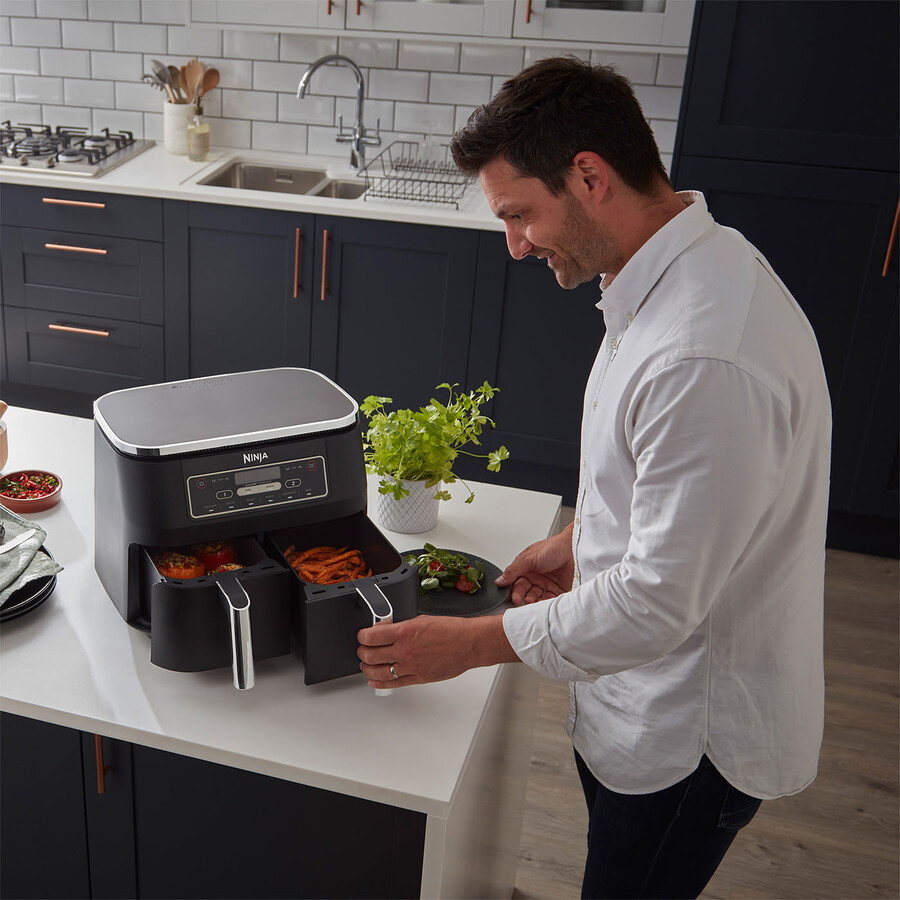 ninja foodi air fryer med dubbla zoner - af300uk