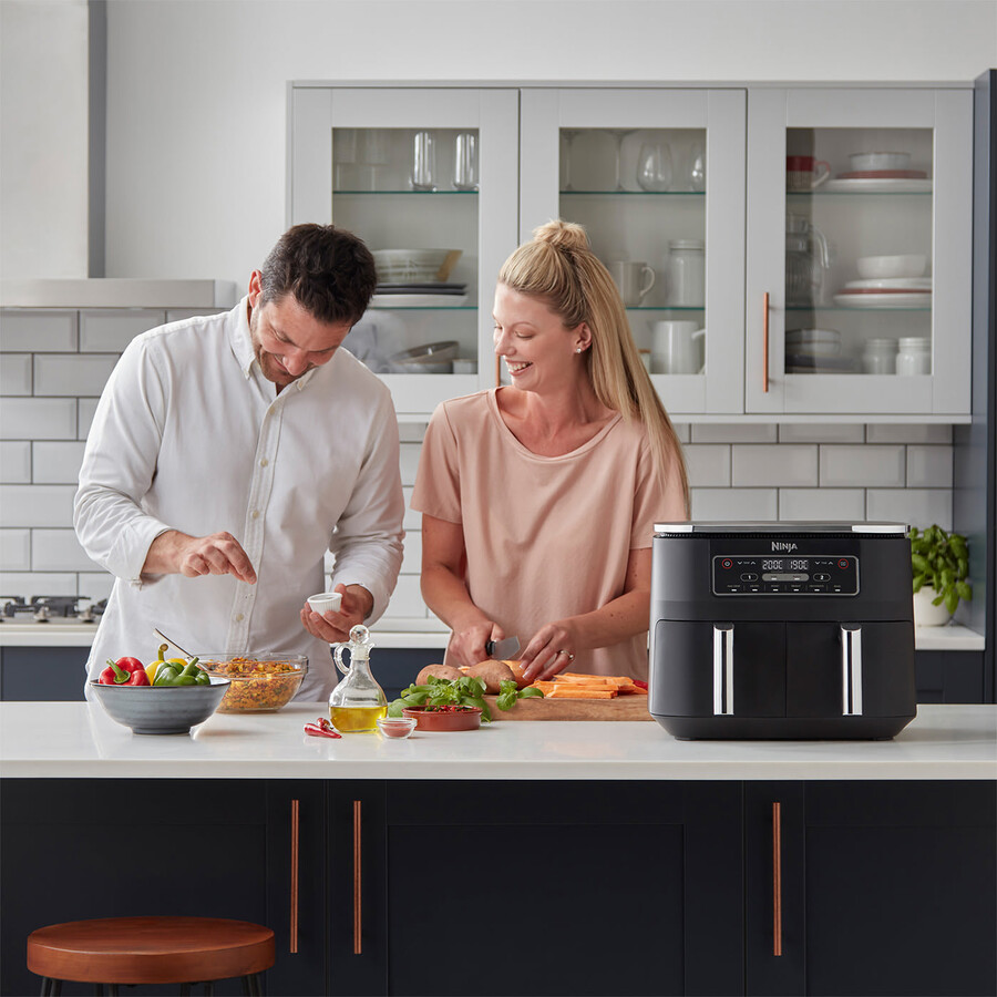 ninja foodi air fryer med dubbla zoner - af300uk