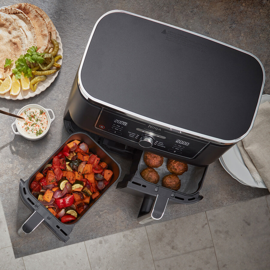 ninja foodi max dubbelzon air fryer af400uk