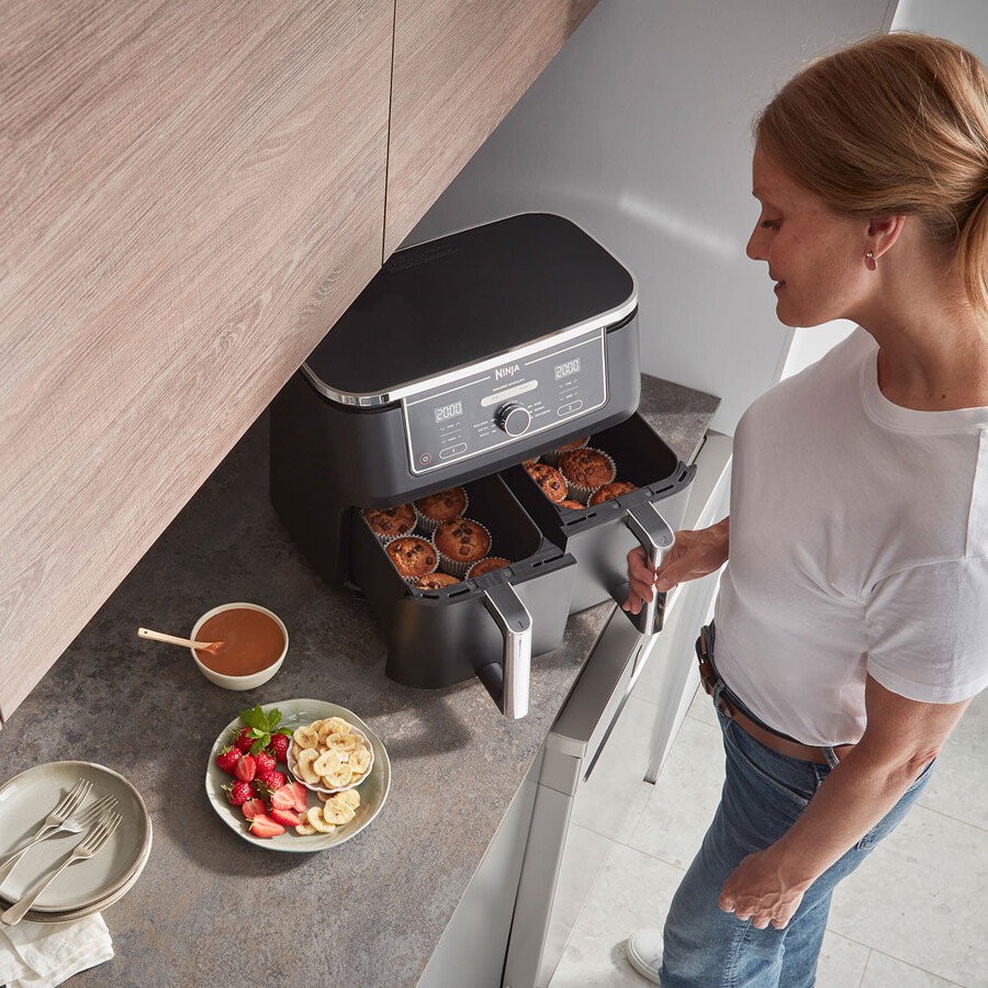 ninja foodi max dubbelzon air fryer af400uk