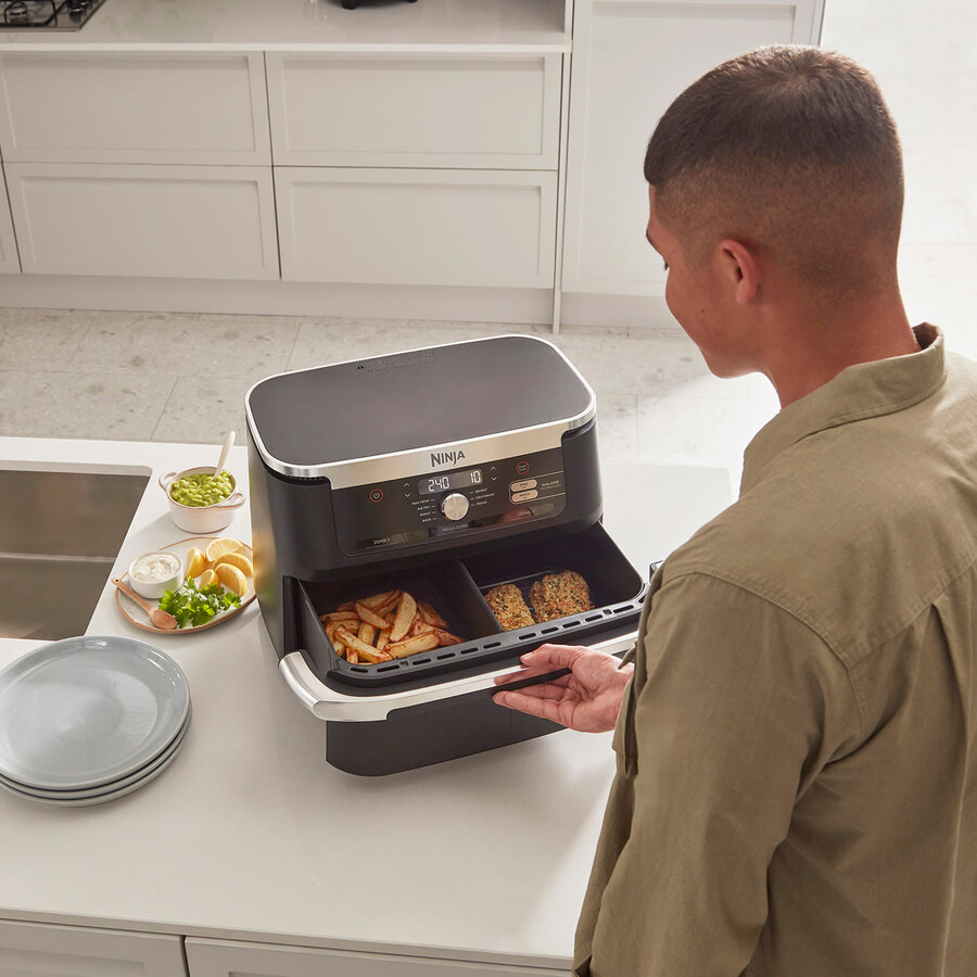 ninja foodi flexdrawer dubbel air fryer 104l af500uk