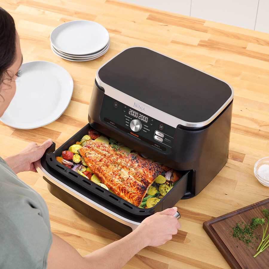 ninja foodi flexdrawer dubbel air fryer 104l af500uk