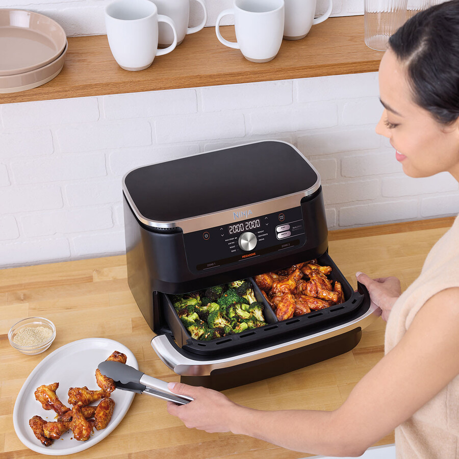 ninja foodi flexdrawer dubbel air fryer 104l af500uk