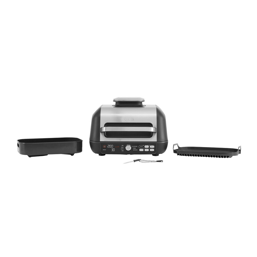 ninja foodi max pro health grill platt platta och airfryer ag651uk