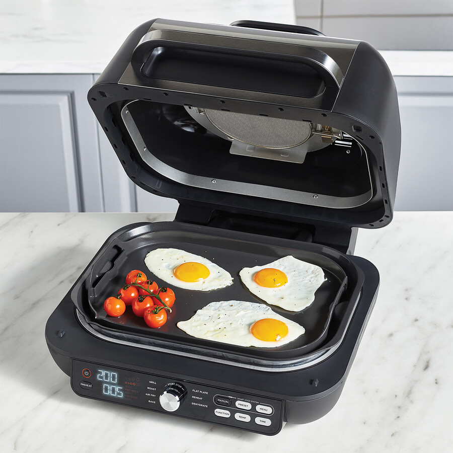 ninja foodi max pro health grill platt platta och airfryer ag651uk