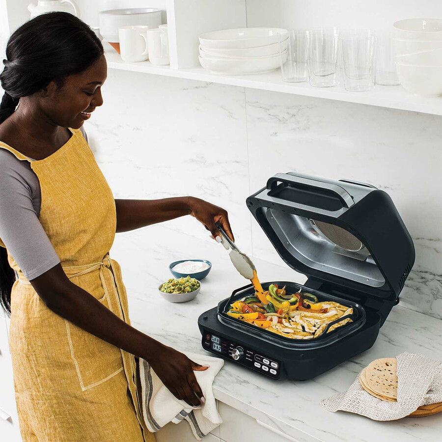 ninja foodi max pro health grill platt platta och airfryer ag651uk