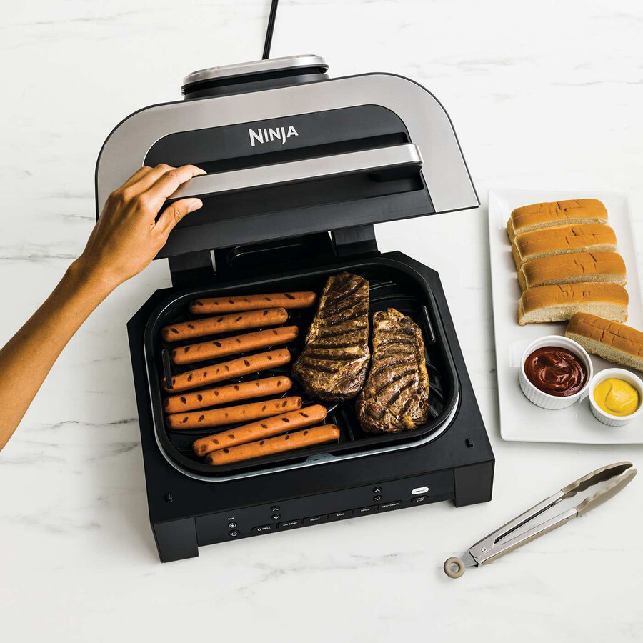 ninja 6-i-1 max grill airfryer dg551uk
