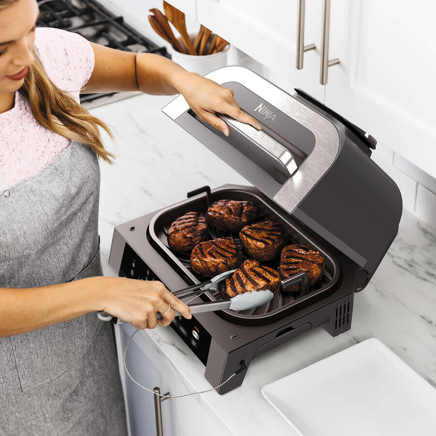 ninja 6-i-1 max grill airfryer dg551uk