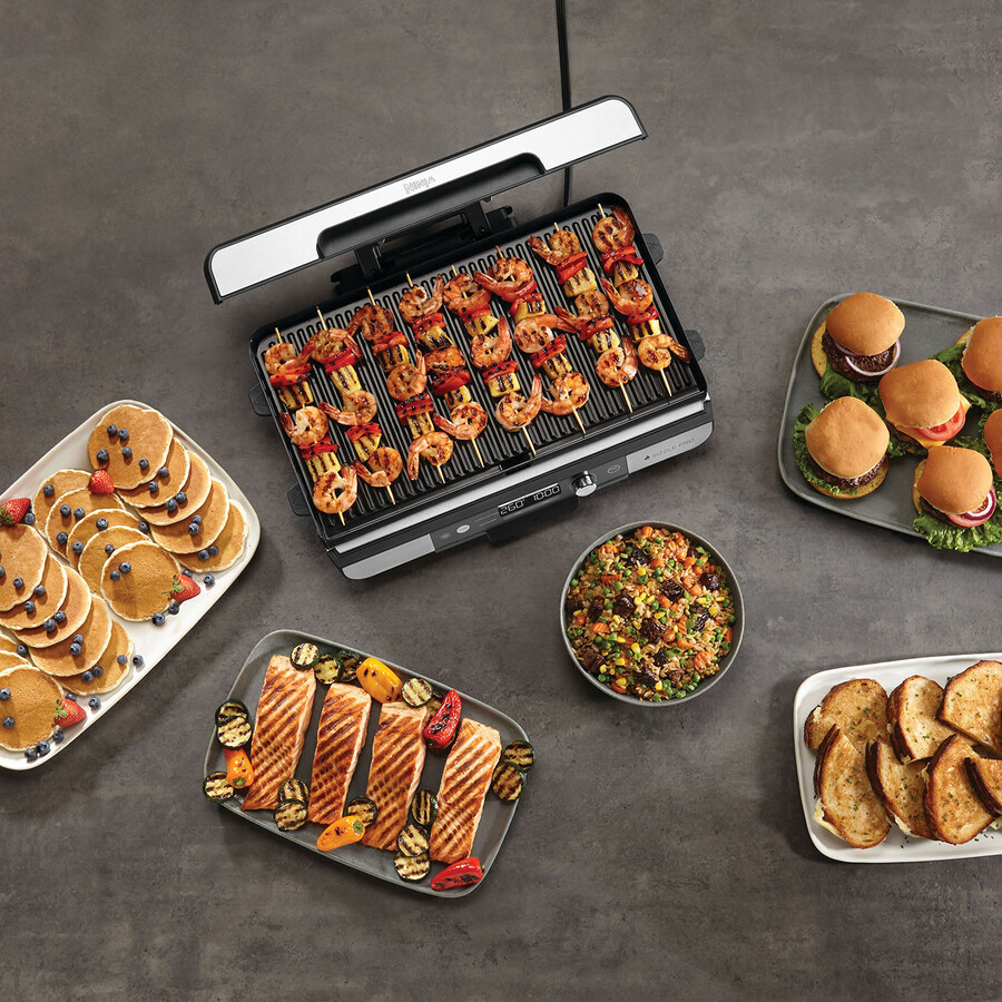 ninja sizzle pro xl grill plattplatta gx101uk