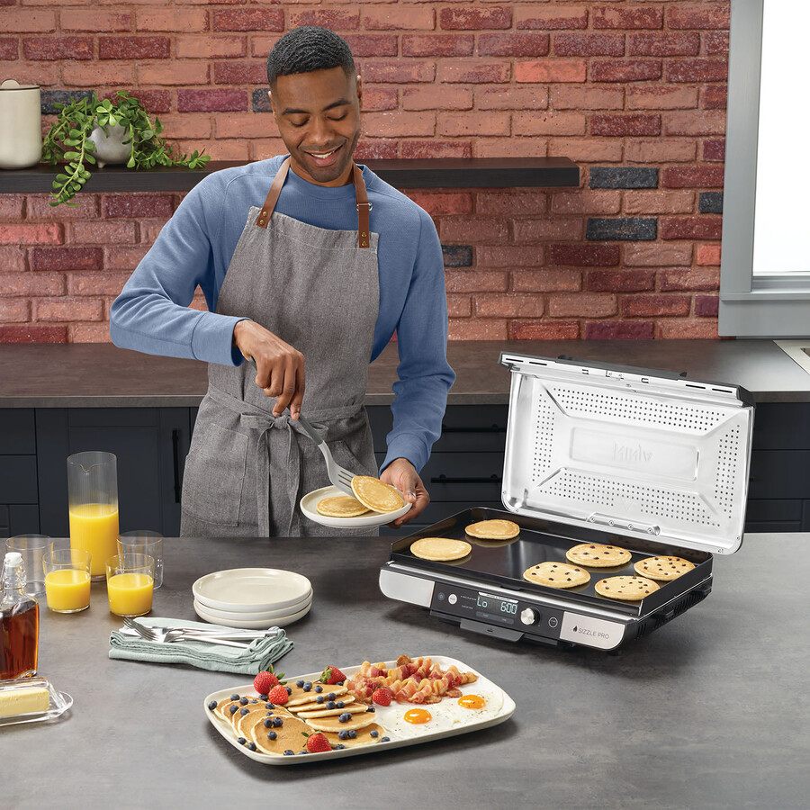 ninja sizzle pro xl grill plattplatta gx101uk