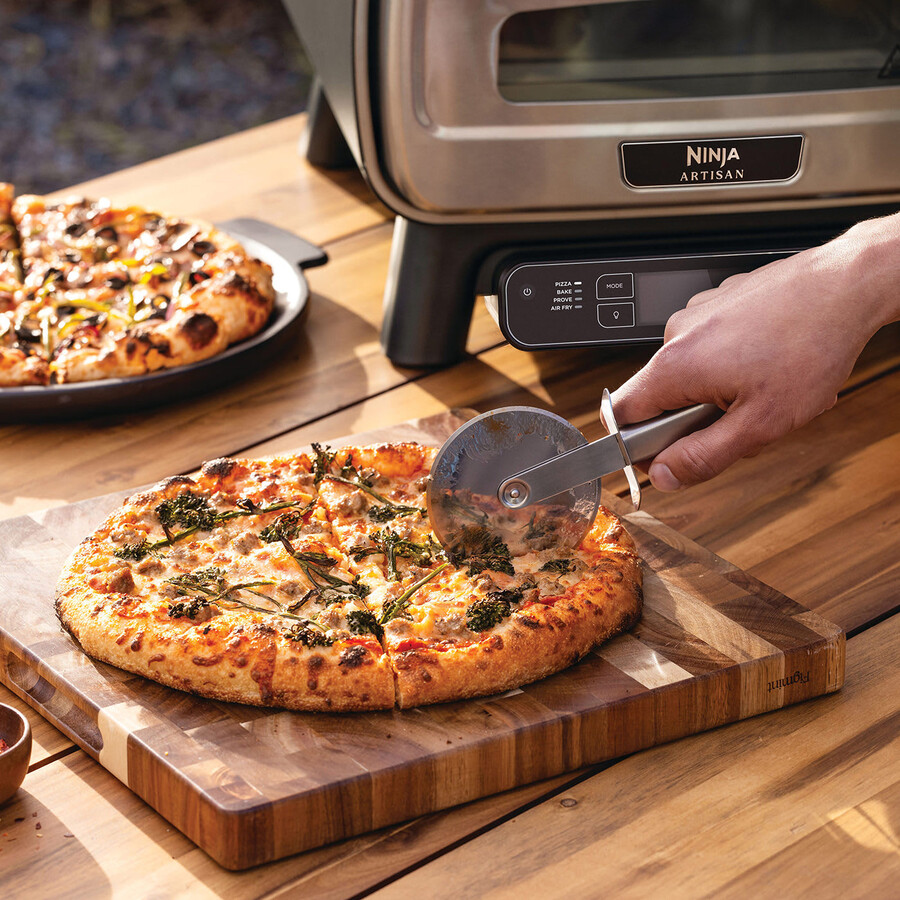 ninja artisan elektrisk utomhuspizzaugn och airfryer mo201uk