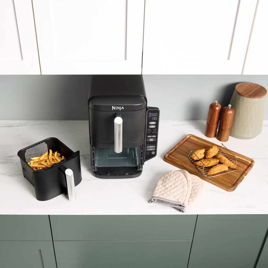 ninja double stack air fryer med 2 lådor 76 l – sl300uk