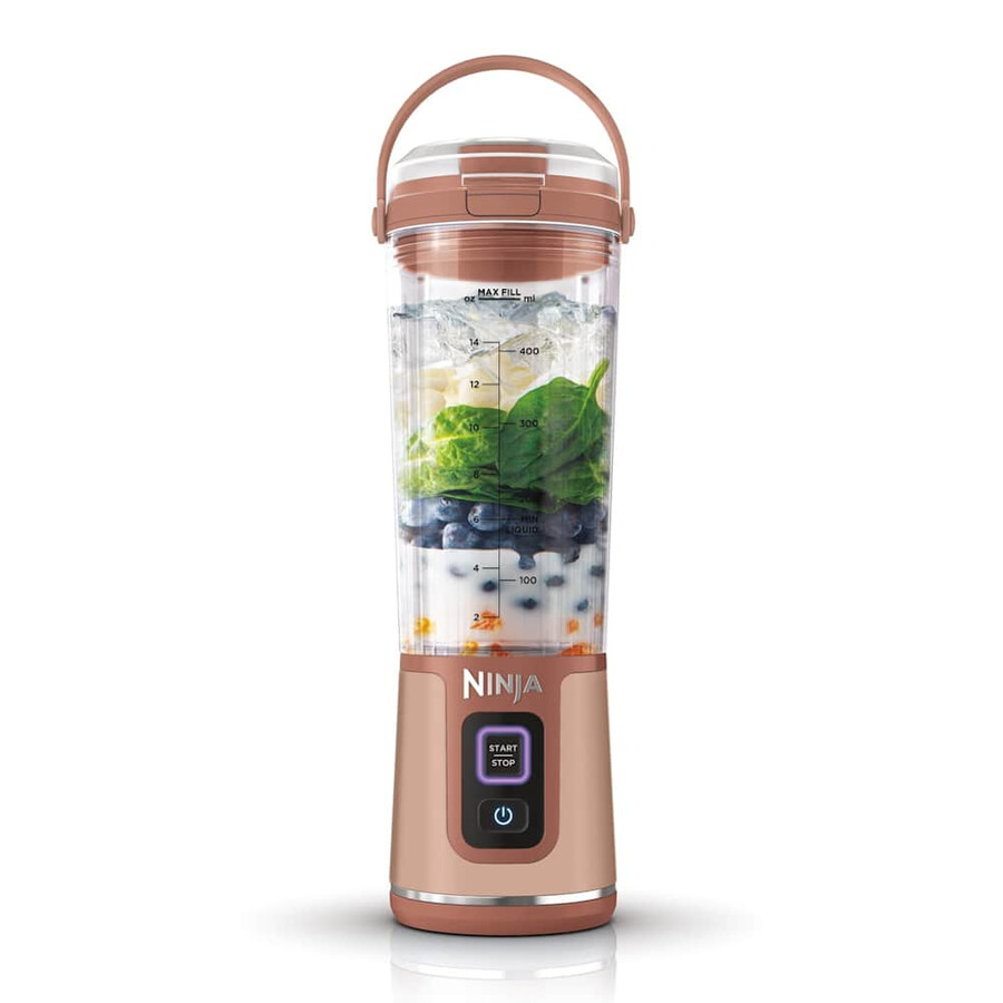 ninja blast sladdlös bärbar mixer – persika bc151ukeupe