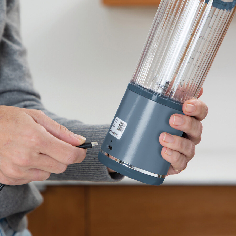 ninja blast sladdlös bärbar mixer – denimblå bc151uknv