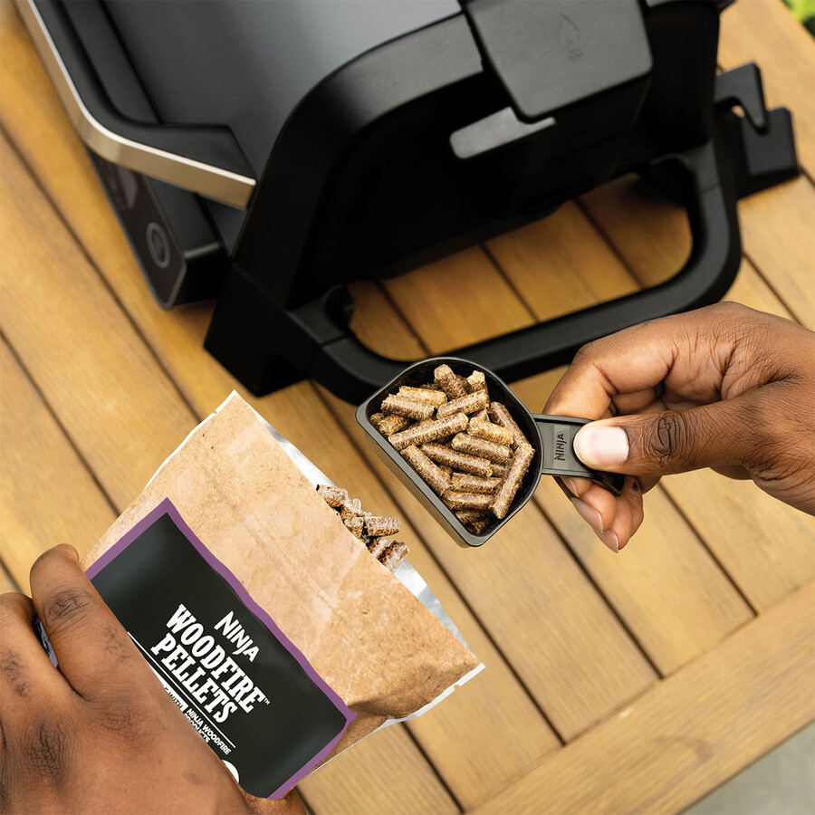 ninja woodfire elektrisk bbq-grill och rökugn og701uk