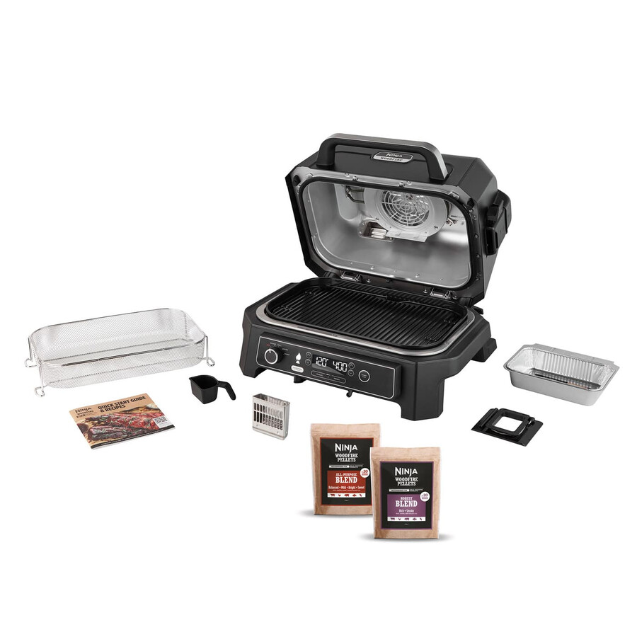 ninja woodfire pro xl elektrisk bbq-grill och rökugn og850uk