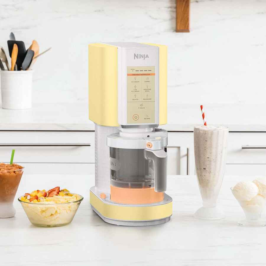 ninja creami glass- och fryst dessertmaskin - kryddad citronmaräng nc300ukcs