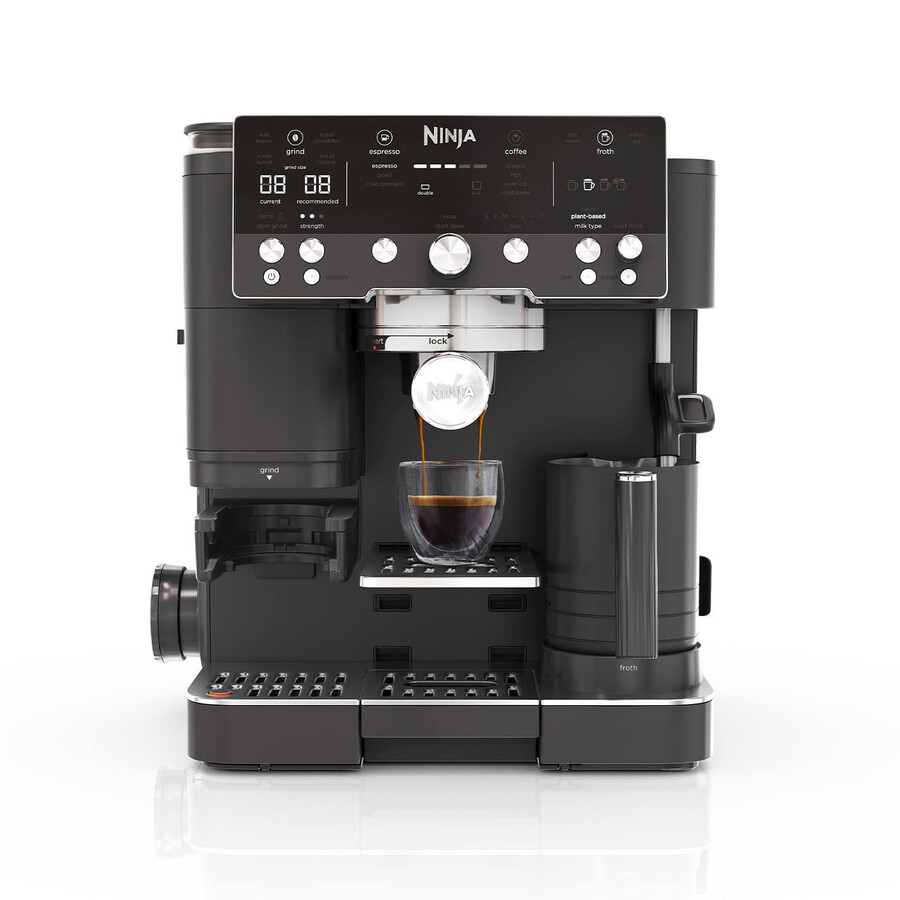 ninja luxe café premier espressomaskin - svart es601ukbk