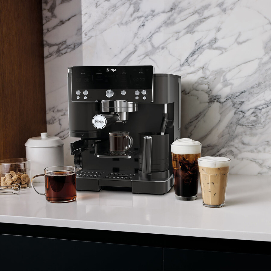 ninja luxe café premier espressomaskin - svart es601ukbk