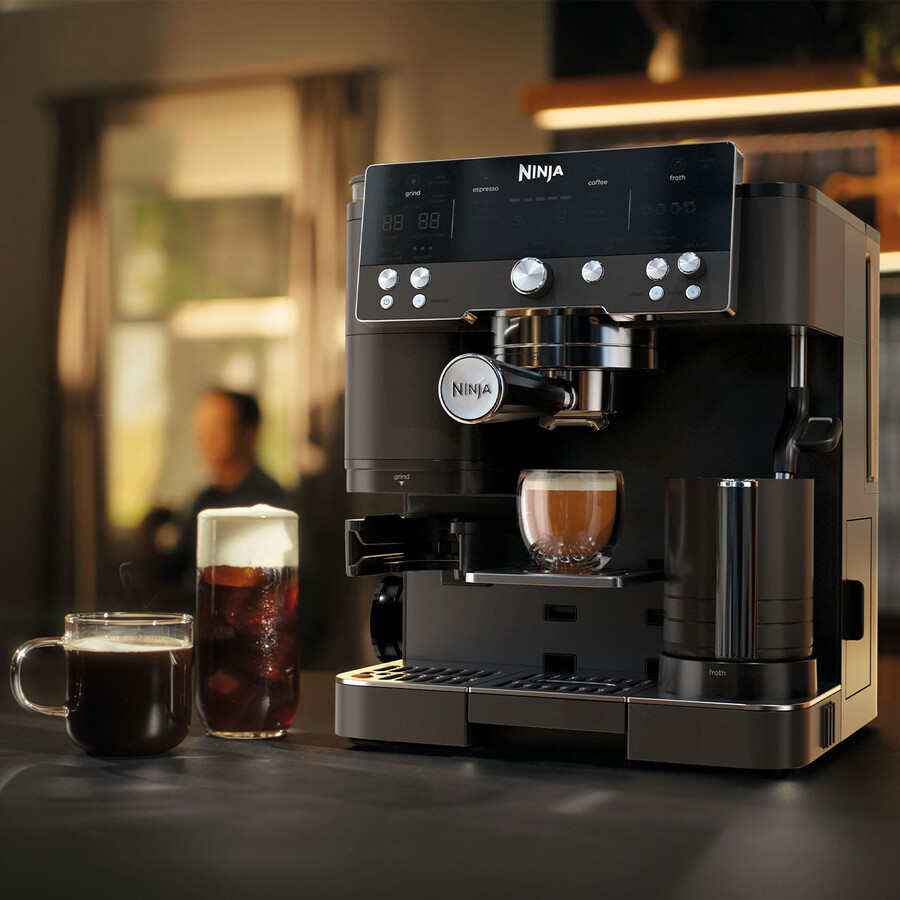 ninja luxe café premier espressomaskin - svart es601ukbk