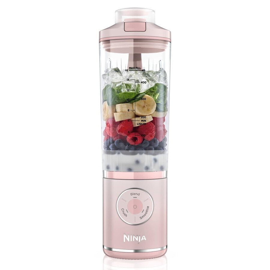 ninja blast max bärbar mixer - dammrosa bc251ukpk