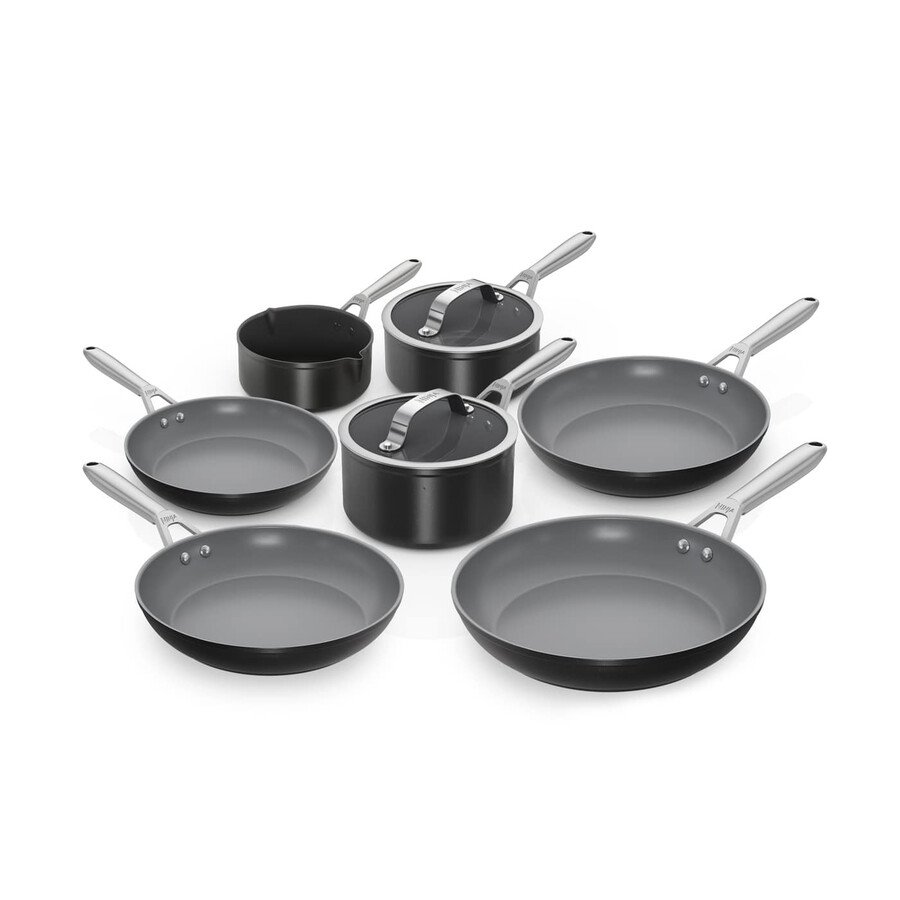 ninja ceramic pro svart kokkärlspaket - 7-delat set