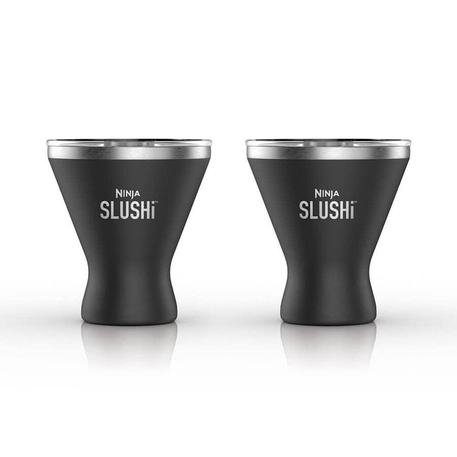 ninja slushi cocktailmugg 2-pack – svart