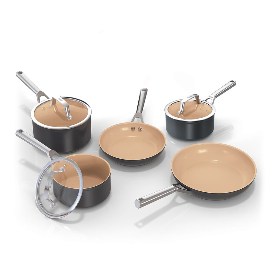 ninja extended life keramisk stekpanna kastrullset med 5 delar cw95000uk