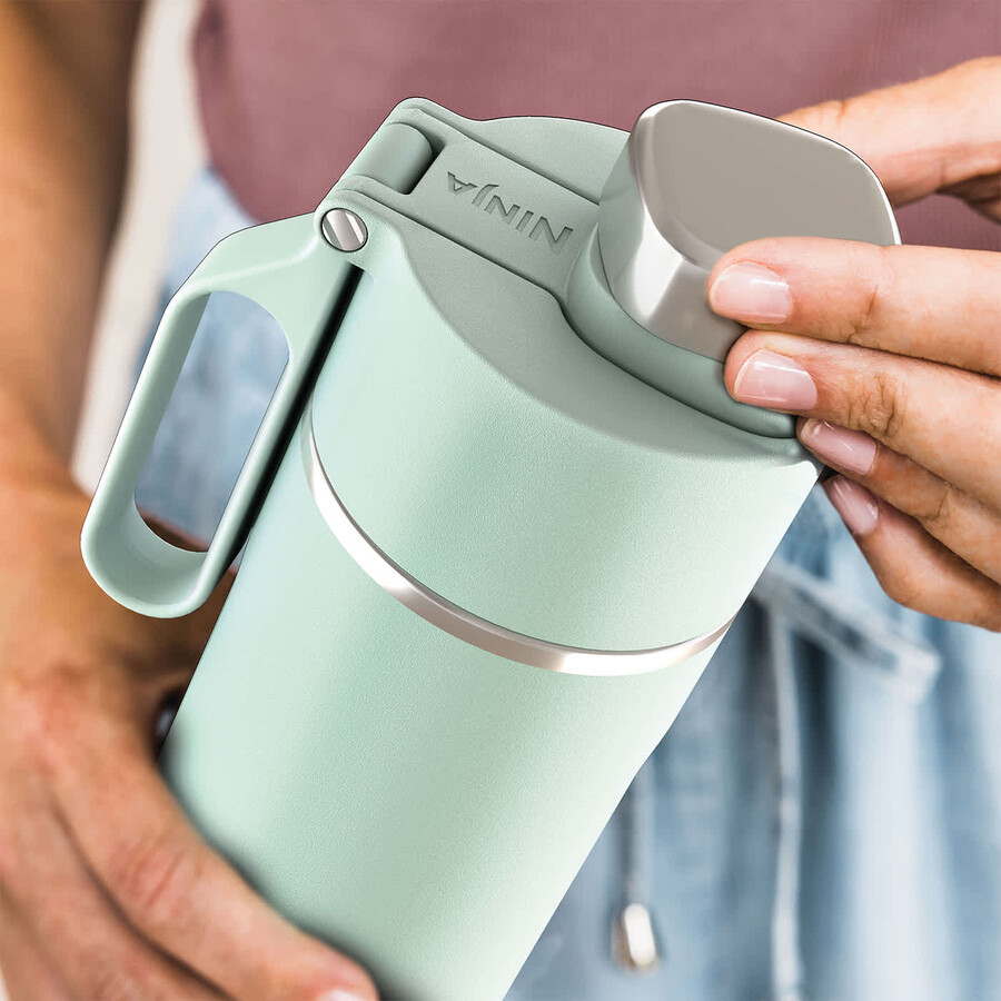 ninja thirsti 530 ml reseflaska – mintgrön dw1801euukmt