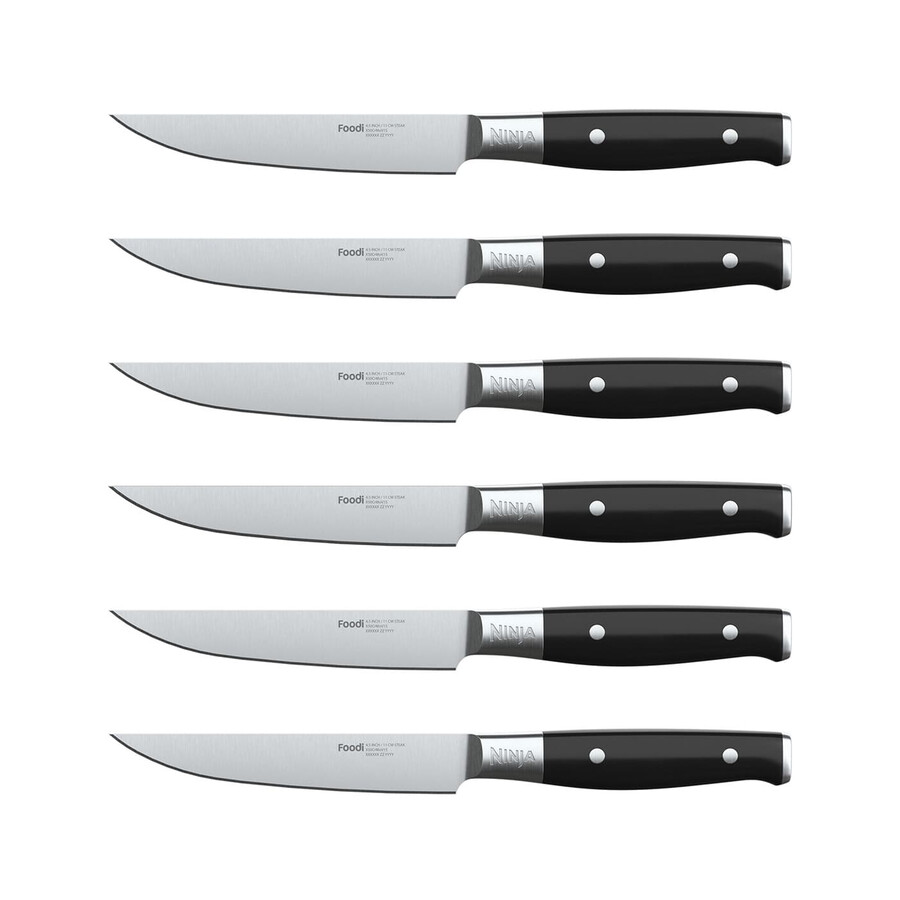 ninja foodi staysharp stekknivar – set med 6 delar k32106uk